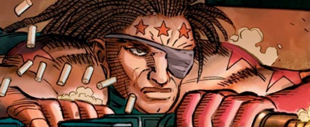 ‘Kick-Ass 2′ Villainess Mother Russia in Full Costume – Eyepatch ‘n All
