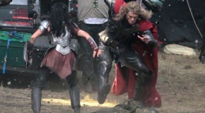 Thor 2: Ten On-Set Photos Reveal Sif & Thor in an Epic Battle