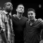 Joseph Gordon-Levitt on set of Don Jon's Addiction