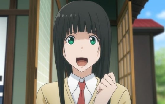 Makoto Kowata anime girl black hair