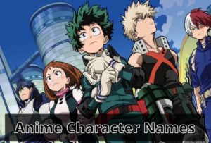 Anime Character Names